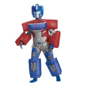 Inflatable Optimus Prime Child's OS Costume, Inflating Fan Included